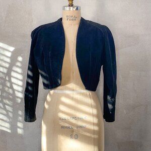 BB Dakota Vintage Leather Cropped Jacket, Like New